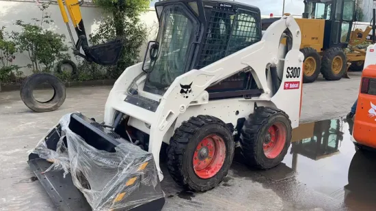 Cheap price Used mini wheel loader bobcat s300 steer loader used mini skid steer loader with high quality