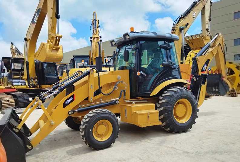 Used caterpiller 420F backheo loaders