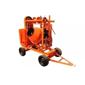 Diesel Semi-automatic Vkj Make Concrete Mixer Machine With Lift