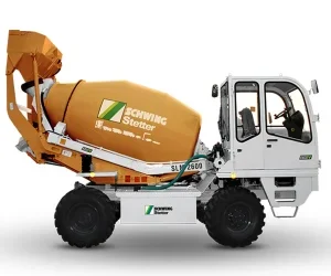 Diesel Engine Self Loading Concrete Mixer, For Construction, Drum Capacity: 1000 L